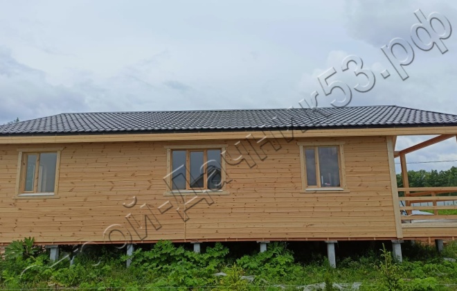 3 Каркасно-щитовой дом Д-40, 13х11м, 126 М², Московская область, Истринский район, село Рождествено. (5)